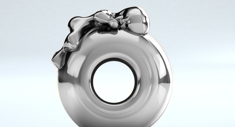 Charm Sam in Silber