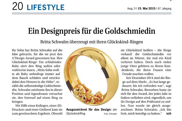 Glückskind® in der Deutschen Handwerks Zeitung