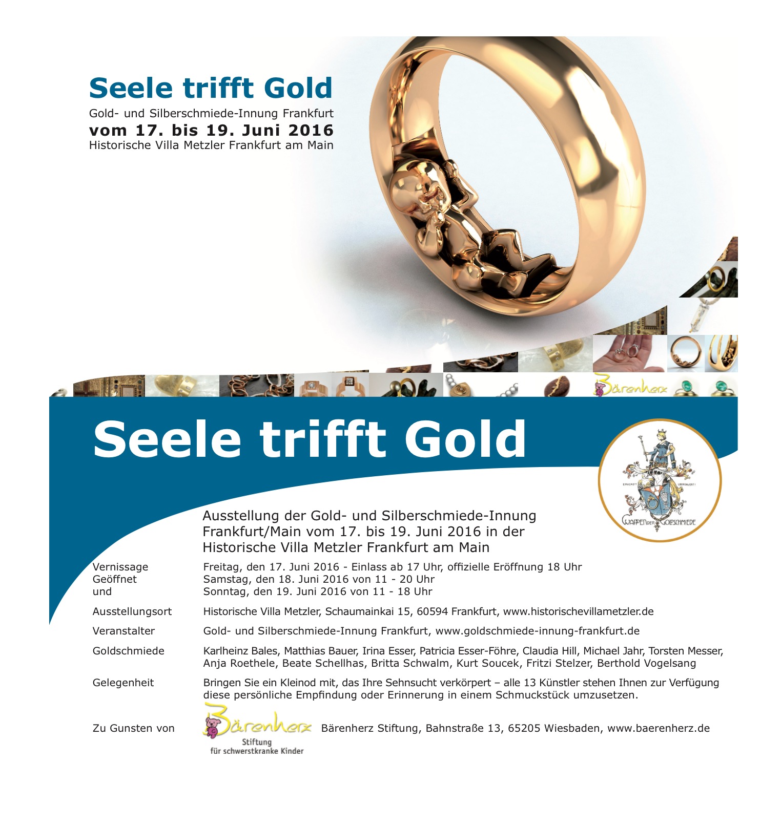 Seele trifft Gold Einladung